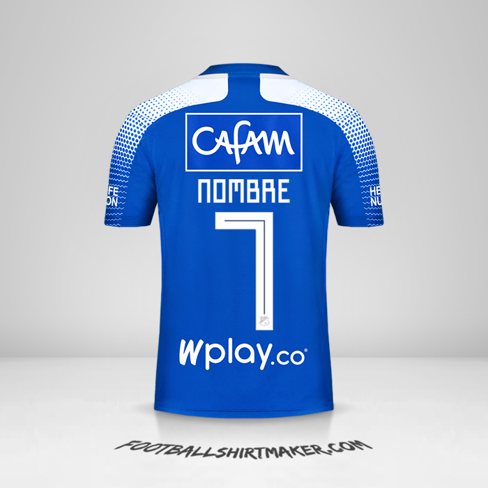 Camiseta Millonarios FC 2020 -  nombre - 7