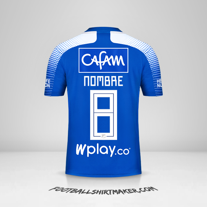 Jersey Millonarios FC 2020 -  nombre - 8