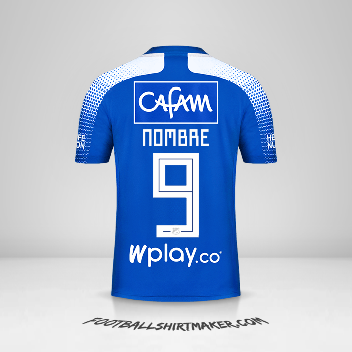 Camiseta Millonarios FC 2020 -  nombre - 9