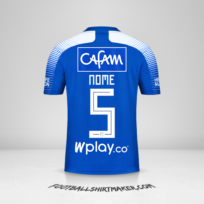 Maglia Millonarios FC 2020 -  nome - 5