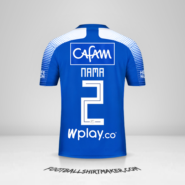 Jersey Millonarios FC 2020 -  nama - 2