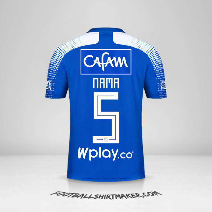 Jersey Millonarios FC 2020 -  nama - 5