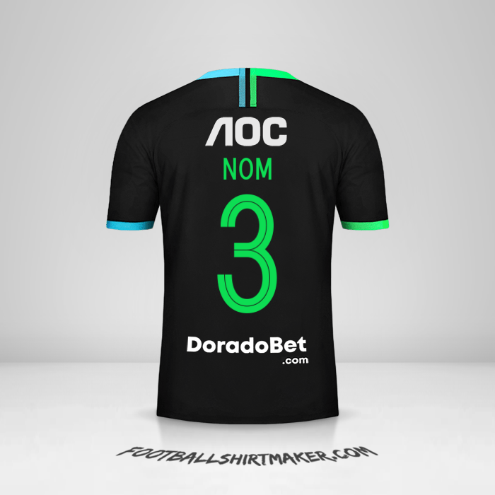 Maillot Club Alianza Lima 2020 Extérieur -  nom - 3