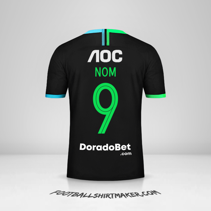 Maillot Club Alianza Lima 2020 Extérieur -  nom - 9