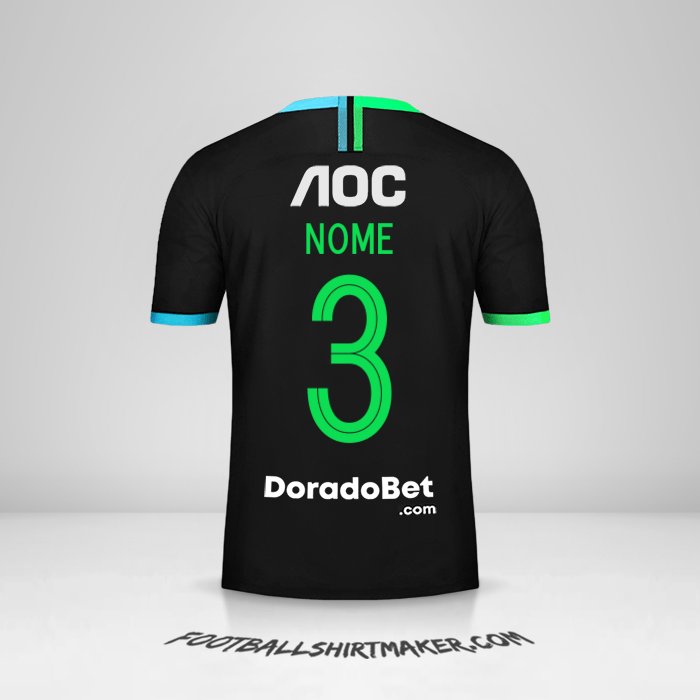 Camisola Club Alianza Lima 2020 Alternativa -  nome - 3