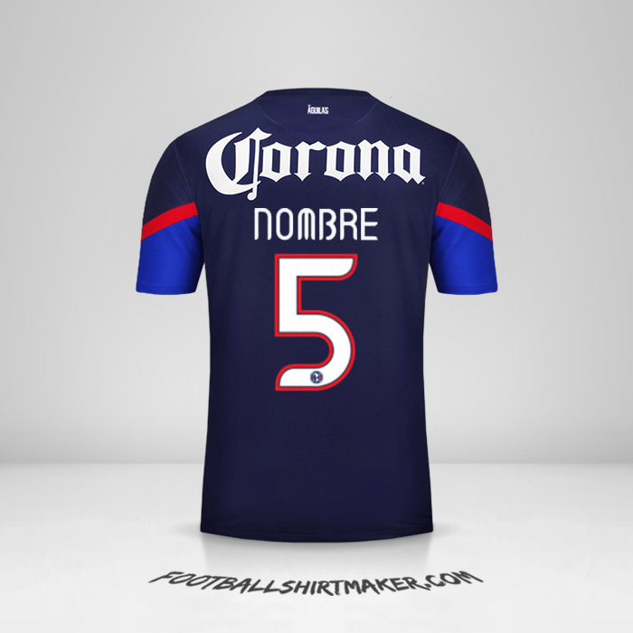 Jersey Club America 2012/13 Visita -  nombre - 5