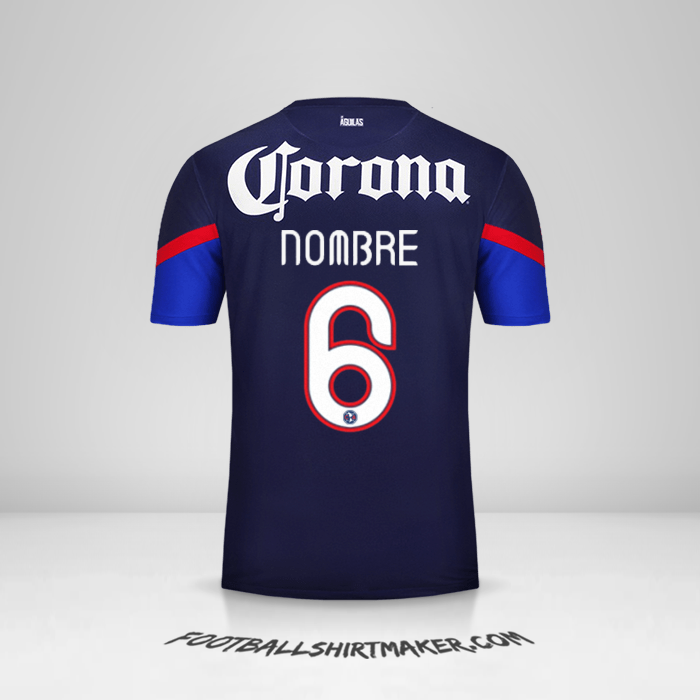 Jersey Club America 2012/13 Visita -  nombre - 6
