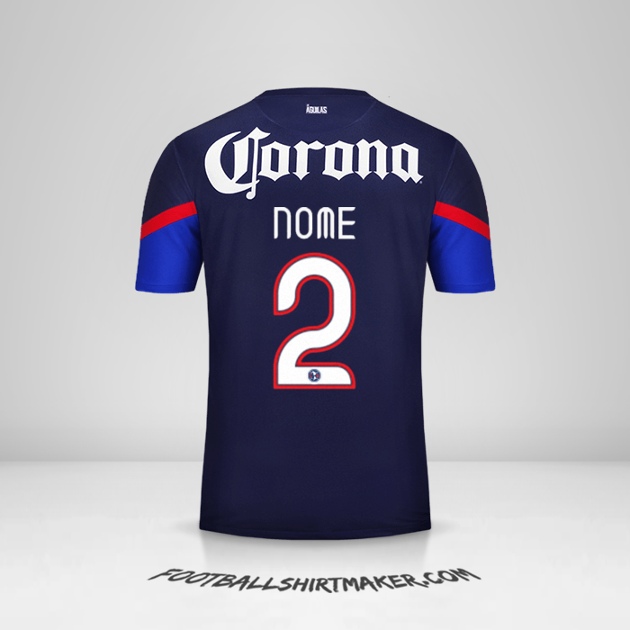 Maglia Club America 2012/13 Seconda -  nome - 2
