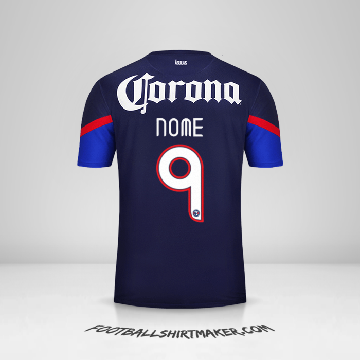 Maglia Club America 2012/13 Seconda -  nome - 9