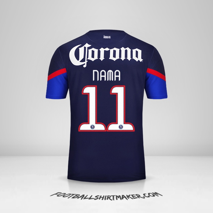 Jersey Club America 2012/13 Alternatif -  nama - 11