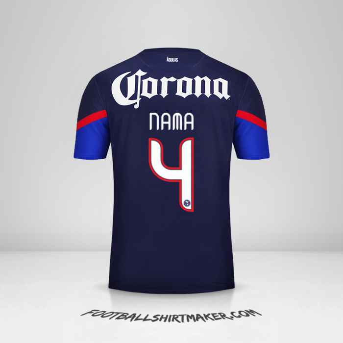 Jersey Club America 2012/13 Alternatif -  nama - 4