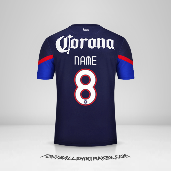 Shirt Club America 2012/13 Away -  name - 8