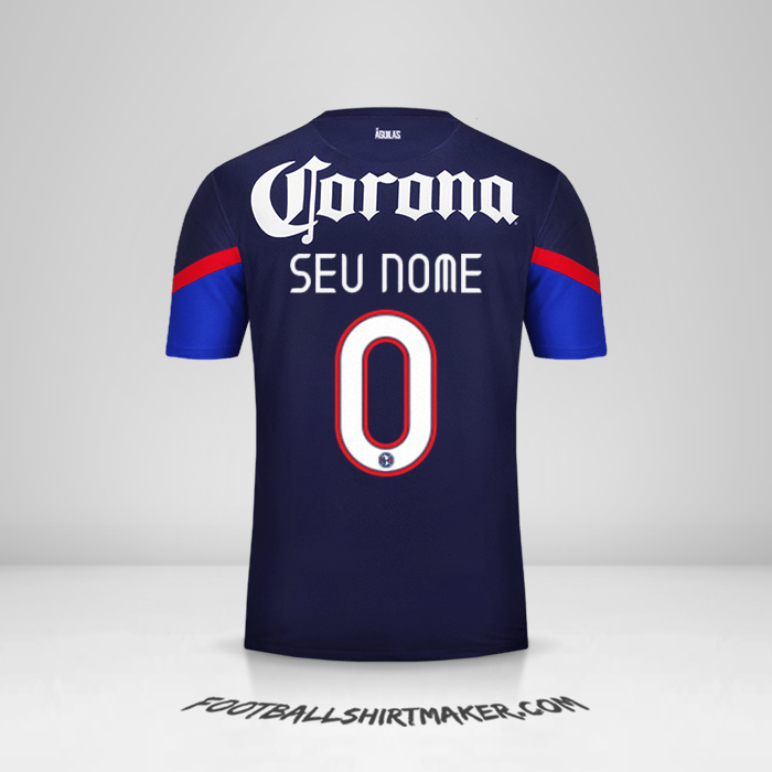 Camisa Club America 2012/13 II -  seu nome - 0