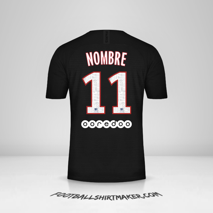 Jersey Paris Saint Germain 2019/20 Cuarta -  nombre - 11