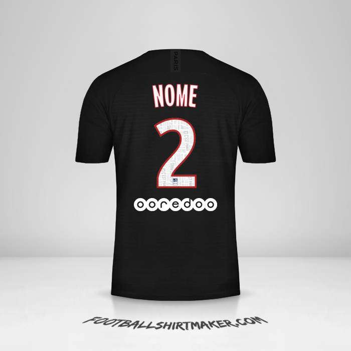 Maglia Paris Saint Germain 2019/20 Quarta -  nome - 2