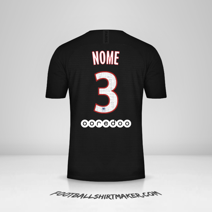 Maglia Paris Saint Germain 2019/20 Quarta -  nome - 3