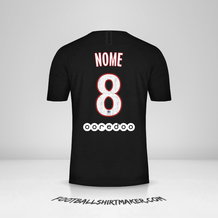 Maglia Paris Saint Germain 2019/20 Quarta -  nome - 8
