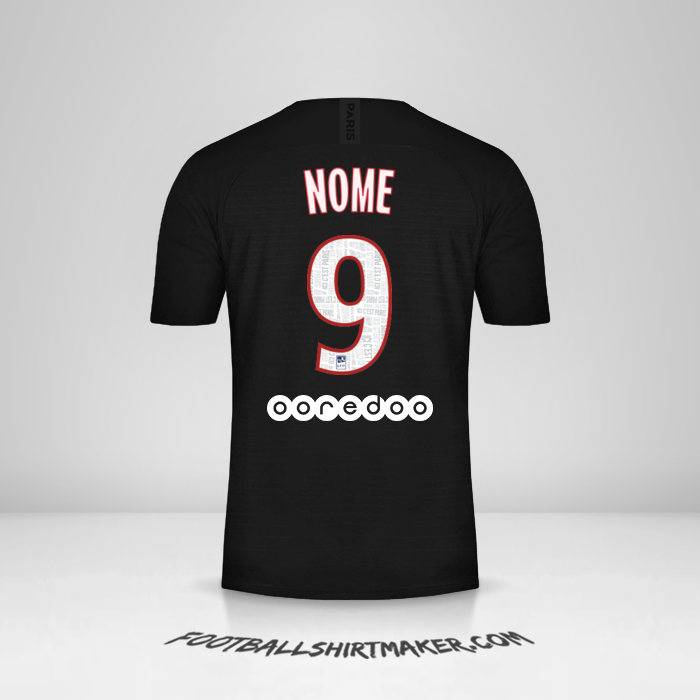 Maglia Paris Saint Germain 2019/20 Quarta -  nome - 9