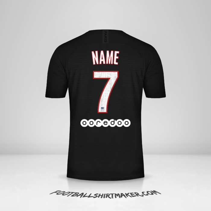 Jersey Paris Saint Germain 2019/20 Fourth -  name - 7