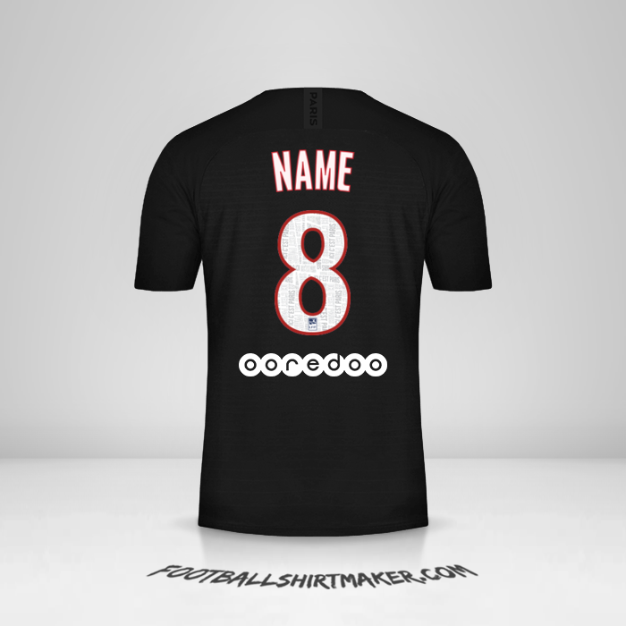 Shirt Paris Saint Germain 2019/20 Fourth -  name - 8