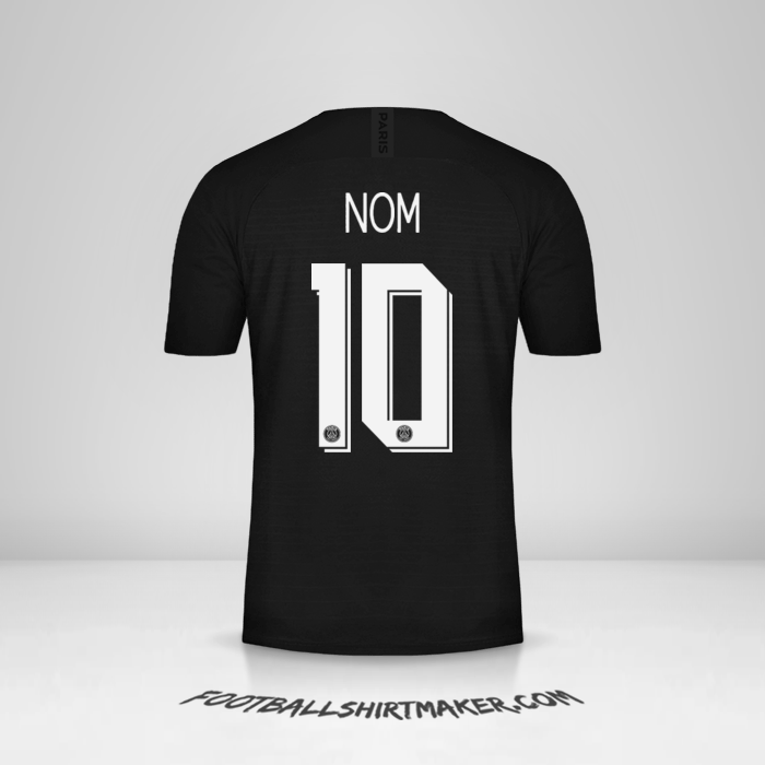 Maillot Paris Saint Germain Cup 2019/20 Quatrième -  nom - 10