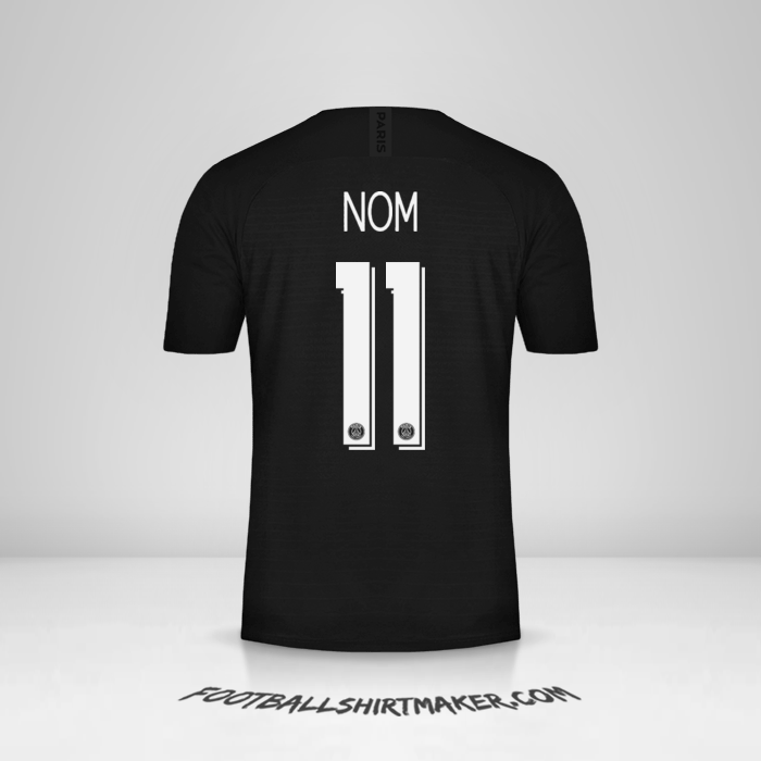 Maillot Paris Saint Germain Cup 2019/20 Quatrième -  nom - 11