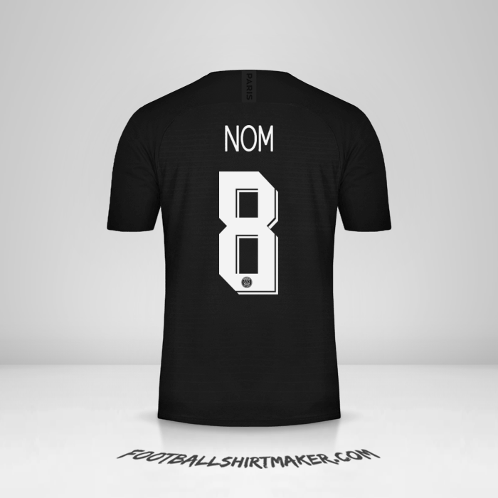 Maillot Paris Saint Germain Cup 2019/20 Quatrième -  nom - 8