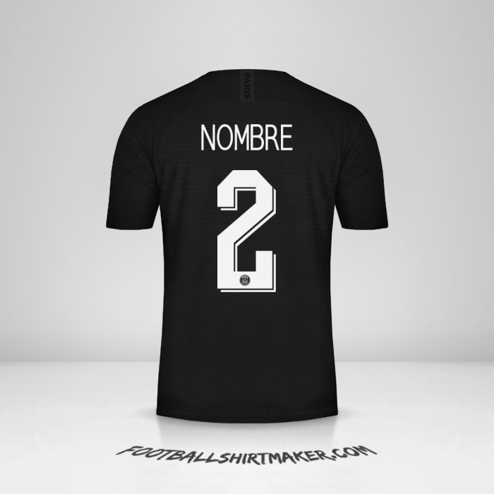 Jersey Paris Saint Germain Cup 2019/20 Cuarta -  nombre - 2