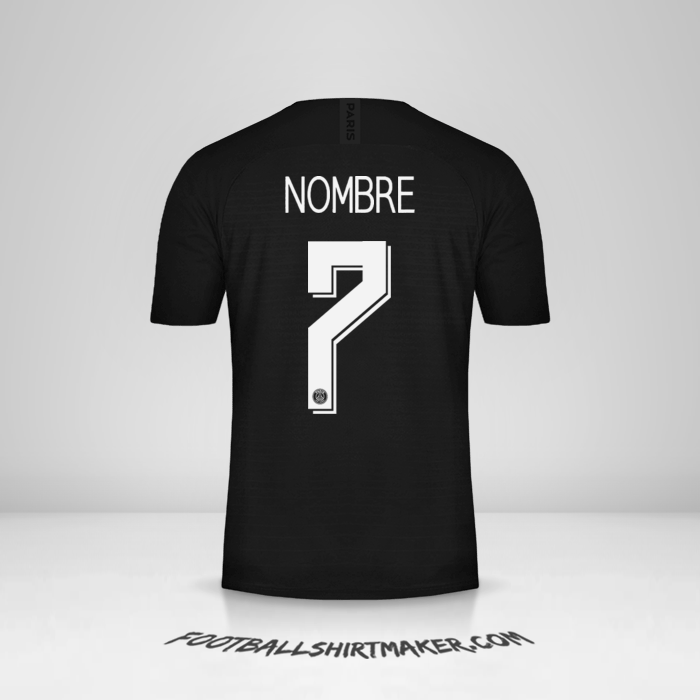 Camiseta Paris Saint Germain Cup 2019/20 Cuarta -  nombre - 7