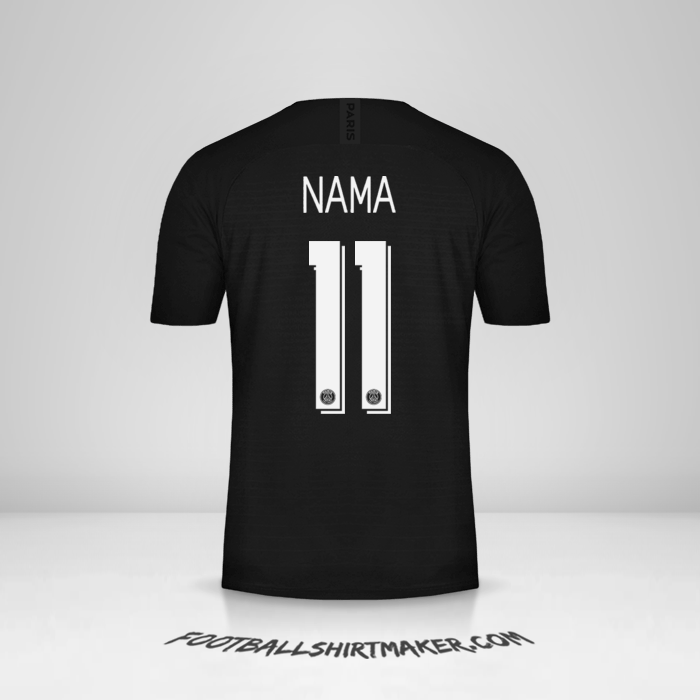 Jersey Paris Saint Germain Cup 2019/20 Keempat -  nama - 11
