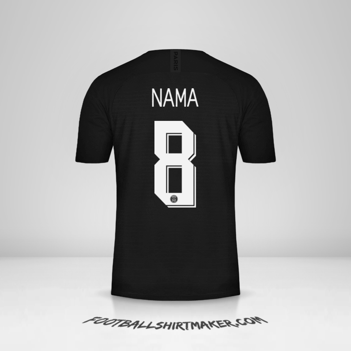 Jersey Paris Saint Germain Cup 2019/20 Keempat -  nama - 8
