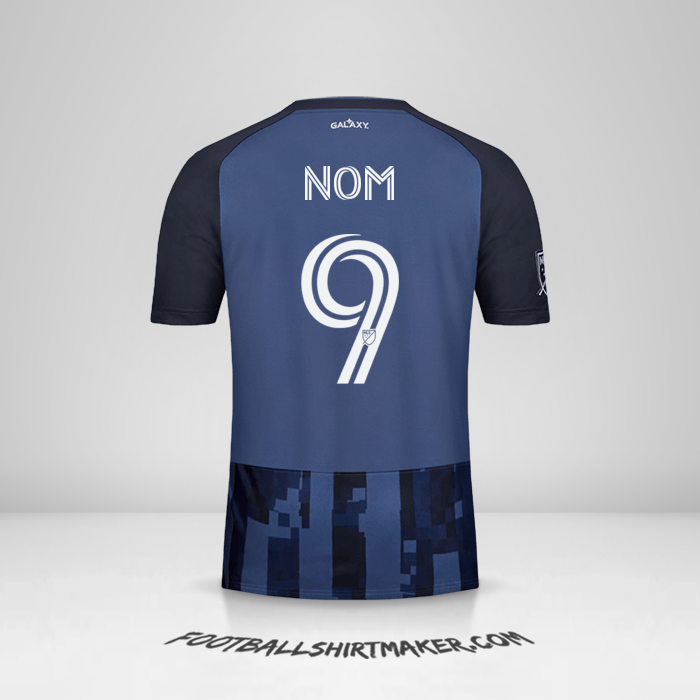 Maillot LA Galaxy 2020 Extérieur -  nom - 9