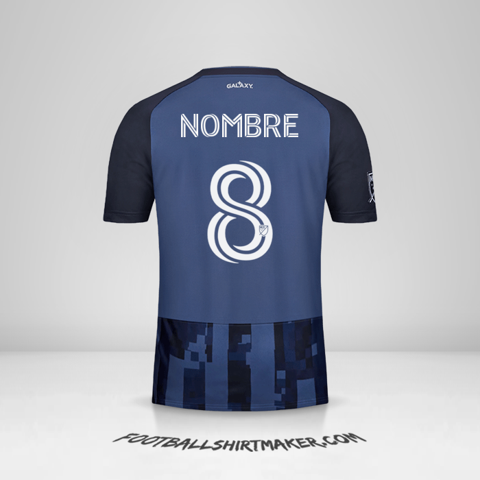 Jersey LA Galaxy 2020 Visita -  nombre - 8