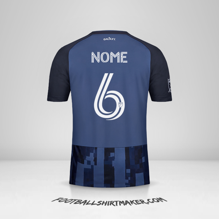 Camisola LA Galaxy 2020 Alternativa -  nome - 6