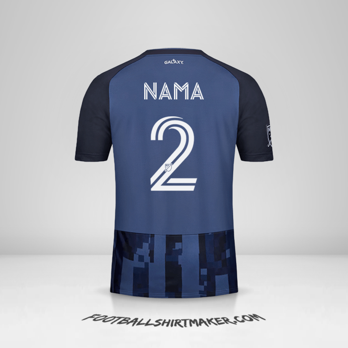Jersey LA Galaxy 2020 Alternatif -  nama - 2