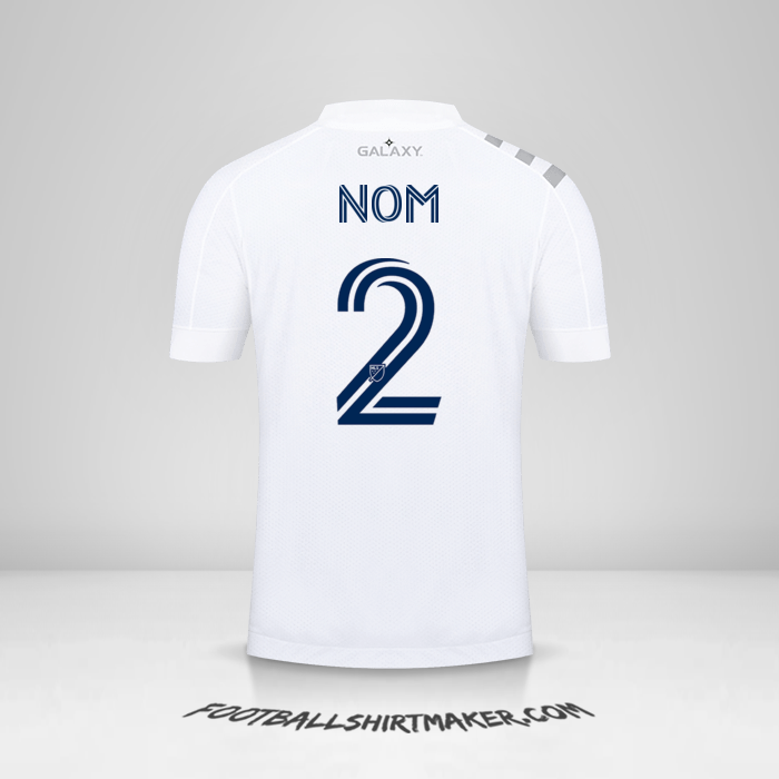 Maillot LA Galaxy 2020/2021 -  nom - 2