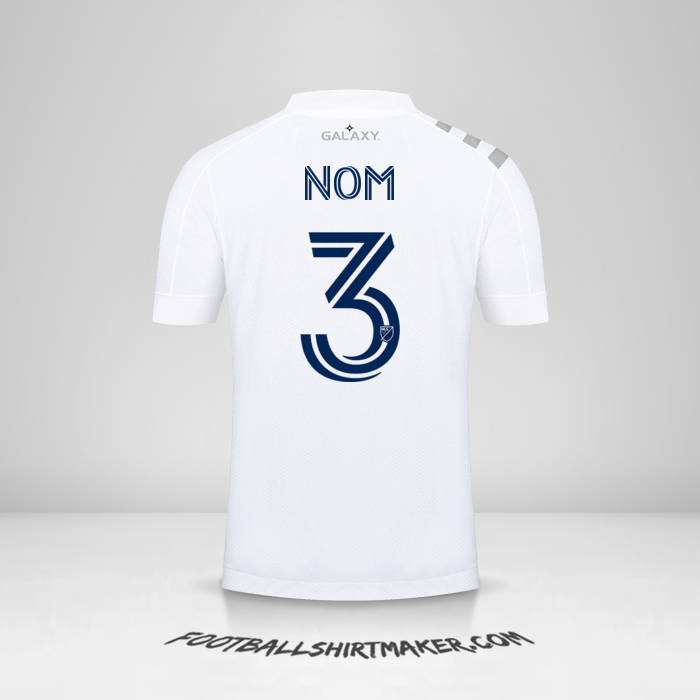 Maillot LA Galaxy 2020/2021 -  nom - 3