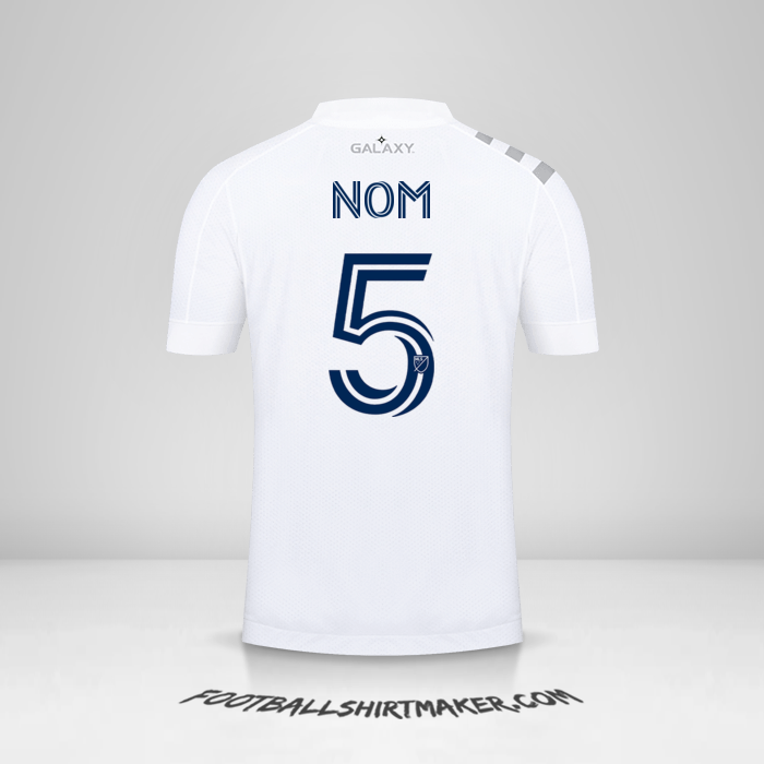 Maillot LA Galaxy 2020/2021 -  nom - 5