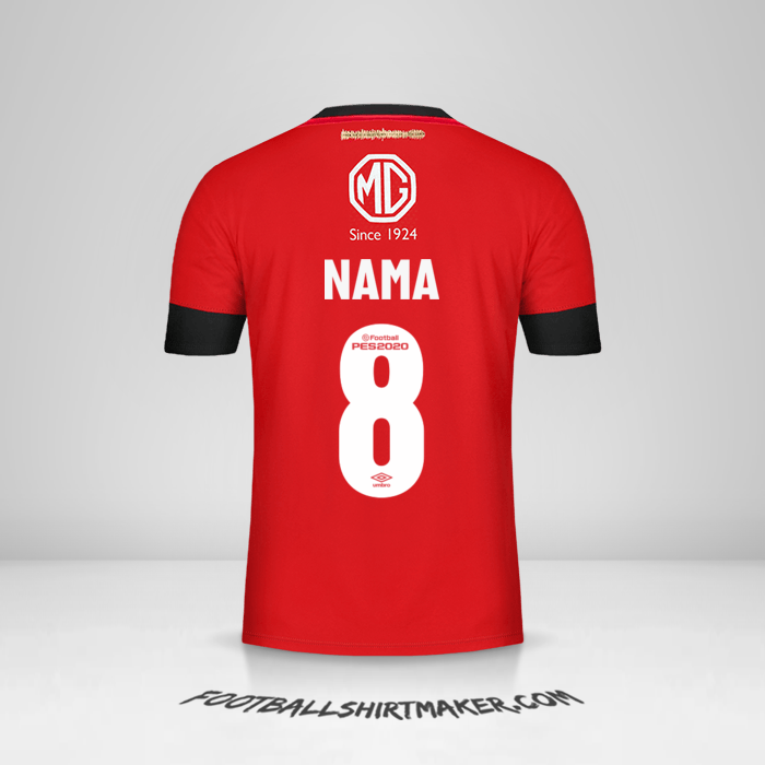 Jersey Colo Colo 2019/20 Ketiga -  nama - 8