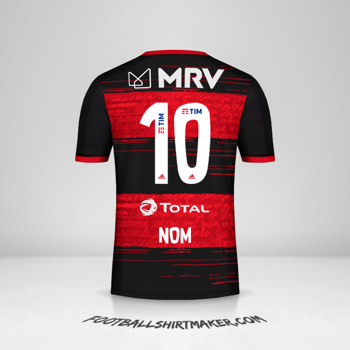 Maillot Flamengo 2020 -  nom - 10