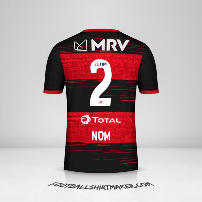 Maillot Flamengo 2020 -  nom - 2