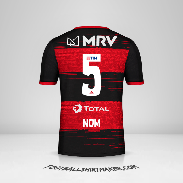 Maillot Flamengo 2020 -  nom - 5