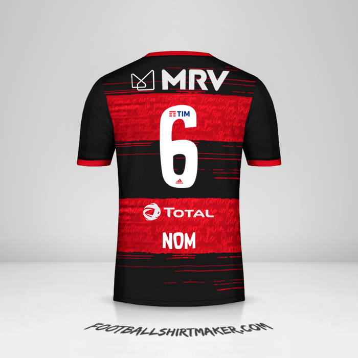 Maillot Flamengo 2020 -  nom - 6