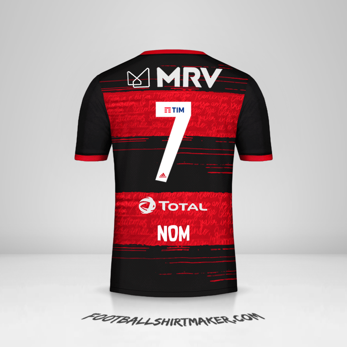 Maillot Flamengo 2020 -  nom - 7