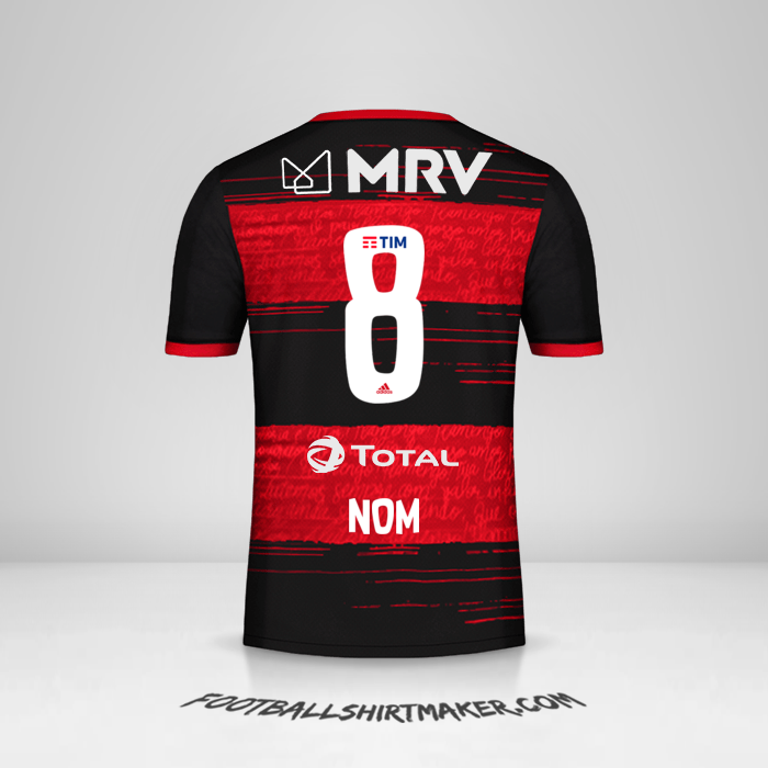 Maillot Flamengo 2020 -  nom - 8