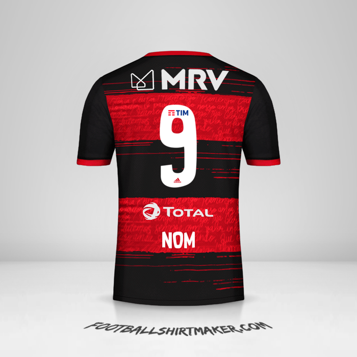 Maillot Flamengo 2020 -  nom - 9