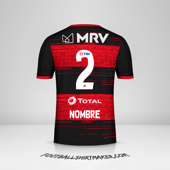 Jersey Flamengo 2020 -  nombre - 2