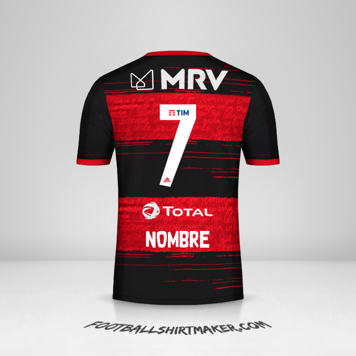 Jersey Flamengo 2020 -  nombre - 7