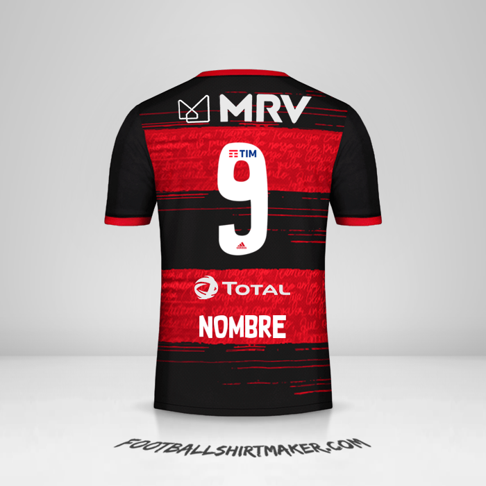 Jersey Flamengo 2020 -  nombre - 9