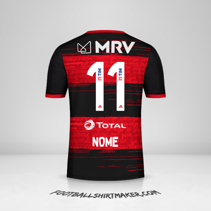 Camisa Flamengo 2020 -  nome - 11